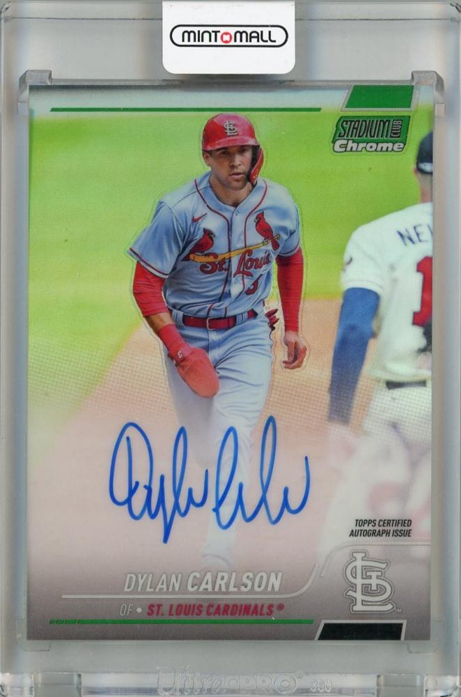 ミントモール / MINT 浦和店 / 2022 Topps Stadium Club Chrome Dylan Carlson Base  Autographs Green #SCCUA-DCA ※傷あり【18/99】 St. Louis Cardinals