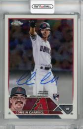 2023 Topps Chrome Corbin Carroll Rookie Autographs #RA-CCA RC Arizona Diamondbacks