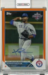 2023 Topps Pro Debut Kumar Rocker Orange Autographs #PD-146【14/25】