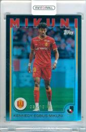 2025 TOPPS J.LEAGUE PREMIUM 三國ケネディエブス #122 Base Black Foil Parallel【03/10】 名古屋グランパス