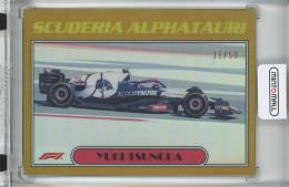 2023 Topps Chrome Formula 1 Yuki Tsunoda Autos of 1977/Gold/#AU77-YT【11/50】