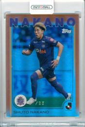 2025 TOPPS J.LEAGUE PREMIUM 中野就斗 #184 Base Orange Foil Parallel【07/25】 サンフレッチェ広島