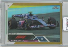 2023 Topps Chrome Formula 1 Pierre Gasly Base/F1 DRIVERS/Gold/#54【39/50】