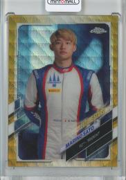 2021 Topps Chrome Formula 1 Marino Sato Base/F1 RACERS/Gold RayWave/#77【40/50】