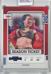 2022 Panini Chronicles WWE Asuka Season Ticket/Blue/#101【13/99】