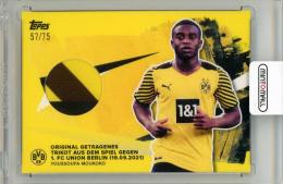 2021-22 TOPPS Team Set Borussia Dortmund BVB Youssoufa moukoko Relic cards #RCYM【57/75】 Germany