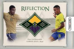 2023 FUTERA World Football Unique Gabriel Jesus Reflection Memorabilia Emerald #RF08【02/15】 Brazil