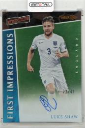2016-17 PANINI Aficionado Luke Shaw First Impressions Autographs Artist's Proof Bronze #6【22/49】 Southampton