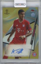 2020-21 TOPPS Finest UEFA Champions League Autographs Gold Refractors / MALIK TILLMAN(FC Bayern Munich) 【39/50】