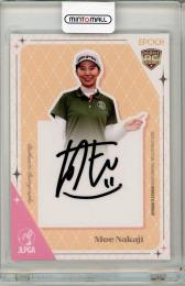 2025 EPOCH JLPGA ROOKIE&WINNERS 中地萌 直筆サイン【072/100】