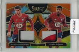 2025-26 PANINI Select Ligue 1 Matias Fernandez-Pardo/Hamza Igamane Dual Swatches Tie-Dye #8【22/25】 LOSC Lille
