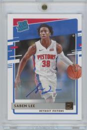 2020-21 Donruss Rated Rookies Signatures #221 Saben Lee