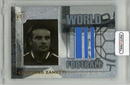 2005 FUTERA World Football Cristiano Zanetti Game Jersey #25【166/295】 Italia