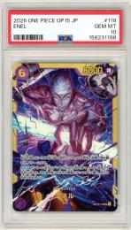 【JPN】《エネル/Enel》[OP15-118](SEC)【PSA10】Gem-MINT