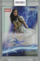 2025 Topps Chrome Marvel Studios Jaimie Alexander as Lady Sif Chrome Autographs #AA-JA