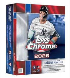 MLB 2026 TOPPS CHROME MEGA BOX【購入制限4ボックスまで】 | 2026 トップス クローム ベースボール メガボックス