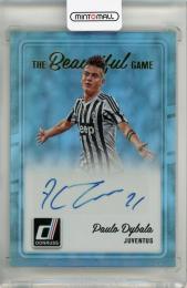 2016 Panini Donruss Paulo Dybala The Beautiful Game Autographs #57
