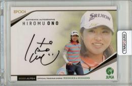 2022 エポック JLPGA 日本女子ゴルフ協会 オフィシャルトレーディングカード ROOKIES & WINNERS #AG-21 小野祐夢 50枚限定 直筆サインカード