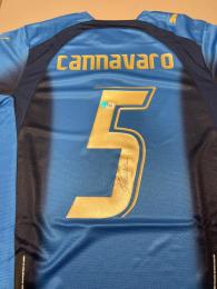 ファビオ・カンナヴァーロ 直筆サイン入りユニフォーム Beckett社証明付き Fabio Cannavaro