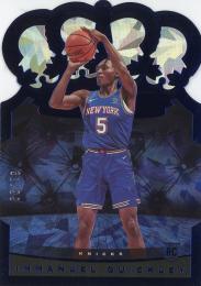 2020-21 PANINI Crown Royale Crystal Blue  Immanuel Quickley New York Knicks 【31/99】