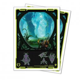 Ultra・PRO MTG マジック[久遠の終端]エイペックス デッキプロテクタースリーブ 神話・緑/目覚めの安息地、エヴェンド(Evendo, Waking Haven)