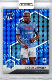 2021-22 Panini Mosaic Serie A Victor Osimhen #40 Base Card Blue Mosaic Parallel【62/99】 SSC Napoli