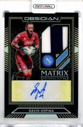 2019-20 Panini Obsidian  Davide Ospina #MX-DO Matrix Material Autos Electric Etch Yellow【01/10】《1stナンバー》 SSC Napoli