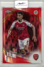 2025-26 Topps Chrome UEFA Club Competitions  Hougbao Box William Saliba RED GOLD