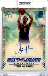 2025 Topps Chrome Tyrese Haliburton #SLS-THA Sky-Light Signature Superfractor Parallel【1/1】《1OF1》 Pacers