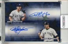 2025 Topps Series 2 Andy Pettitte / Roger Clemens Baseball Stars Dual Autographs #BSD2PCL【09/10】