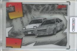 Tarmac Cards Initial D Collection Vol.01 30th Anniversary 頭文字D 藤原拓海 VS 乾信司 トランスルーセントカード