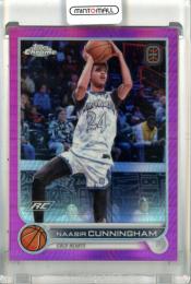 2022-23 Topps Chrome Overtime Elite Naasir Cunningham #18 RC Pink Prizm Refractor【071/150】