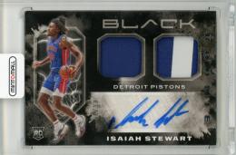 2020-21 PANINI - BLACK BASKETBALL Isaiah Stewart Rookie Memorabilia Autographs Silver Parallel【06/25】 Detroit Pistons