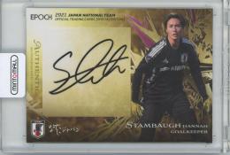 2021 サッカー 日本代表 スペシャルエディション スタンボー 華 直筆サインカード 【27/50】