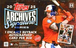 MLB 2025 TOPPS ARCHIVES SIGNATURE SERIES - ACTIVE PLAYER EDITION