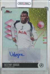 2025-26 Finest UEFA Club Competitions Destiny Udogie Autographs #BAUD Tottenham Hotspur