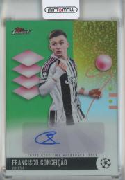 2025-26 Finest UEFA Club Competitions Francisco Conceicao Autographs Blue Refractors #BAAT【78/99】 Juventus