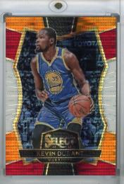 2016-17 Panini Select Golden State Warriors Kevin Durant Base Premier Level Tri-Color #116