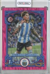 2023 Topps Argentina Fileteado Alejandro Garnacho Pink #31 /Bowman Estrellas【31/50】 Argentina