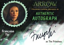 2017 CRYPTOZOIC Arrow Season 3  Francoise Yip as The Priestess Autograph