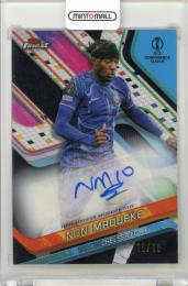 2024-25 Topps Finest UEFA Club Competitions Noni Madueke Black Refractor Autograph【10/10】 Chelsea FC