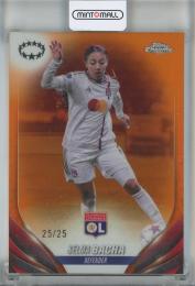 2023-24 Topps Chrome UEFA Women's Champions League Selma Bacha Orange Refractors #68【25/25】 Olympique Lyonnais