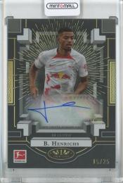 2022-23 Topps Tier One Bundesliga Soccer Benjamin Henrichs Xplosions Autograph/Black【15/25】 RB Leipzig