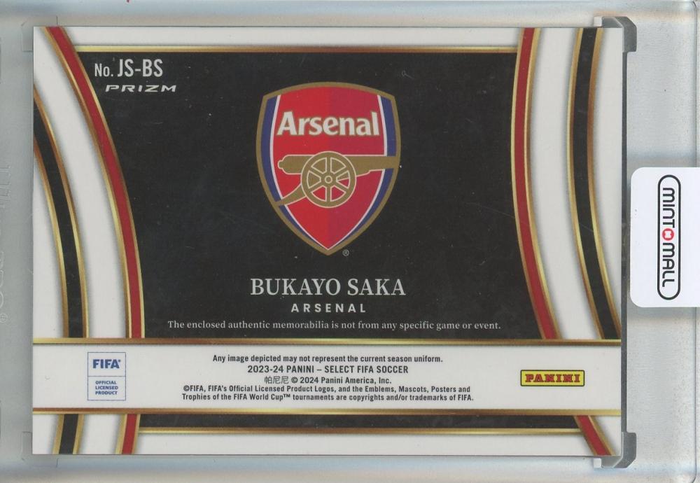 【Arsenal】SAKA 23/24 CLモデル ミントモール / MINT 池袋店 / 2023-24 Panini Select Fifa