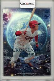 2024 BBM GENESIS 佐藤 啓介 ルーキー ファーストナンバー CROSS EARTH【01/50】 広島東洋カープ
