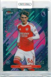 2025-26 Topps Finest Premier League Max Dowman #213 Base Rare Black Refractor Parallel【06/10】 Arsenal