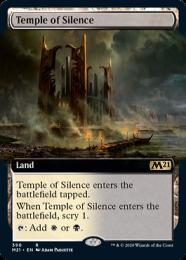 【M21】【ENG】【Foil】《静寂の神殿/Temple of Silence》 拡張アート版