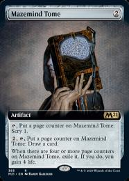 【M21】【ENG】【Foil】《精神迷わせの秘本/Mazemind Tome》 拡張アート版