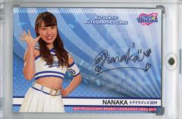2019BBM チアリーダー「Dancing Heroine-舞-」 チアドラゴンズ2019 NANAKA 直筆サインカード 34/60