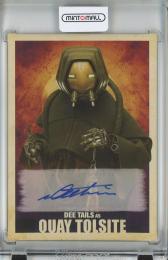 2018 Topps Star Wars Solo Movie Dee Tails as Quay Tolsite Autograph/#A-DT